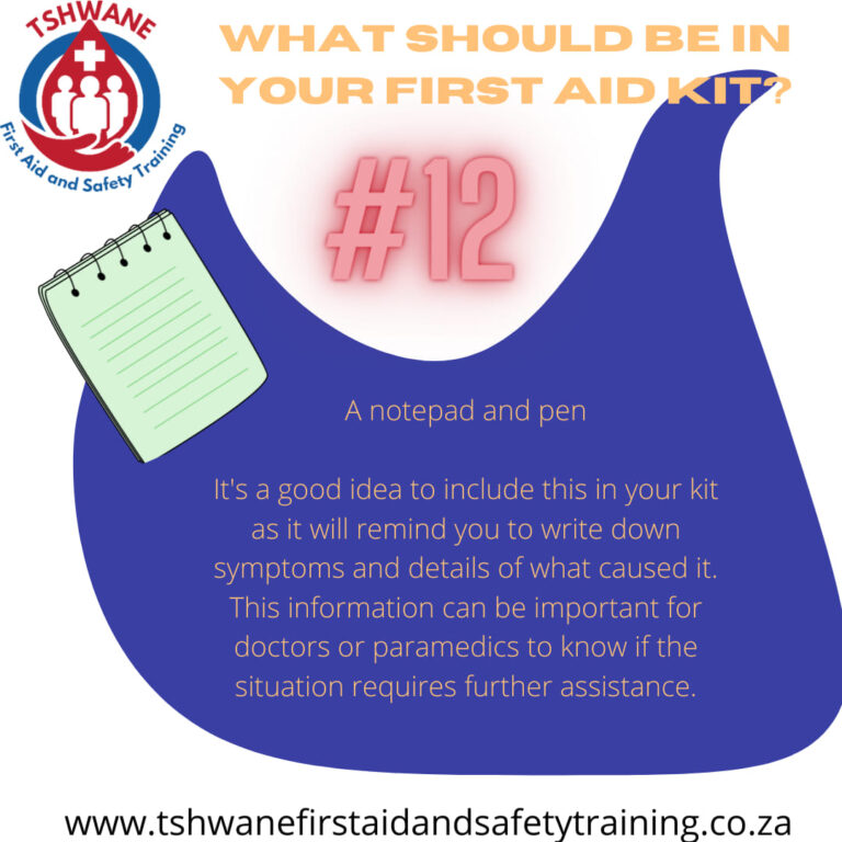 First Aid Kit - First Aid Courses Gauteng - Tshwane First Aid and Safety Training